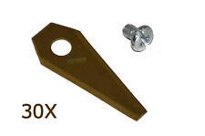 30X4,9CM titan blades fit robot BOSCH Indego 350 400 800 1000 1100 1200 Connect 