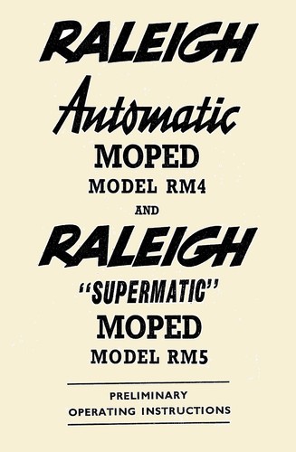 Raleigh rm4 rm5 - rm4,