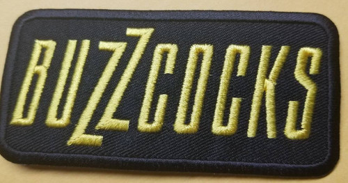 Embroidered buzzcocks patch - embroidered,