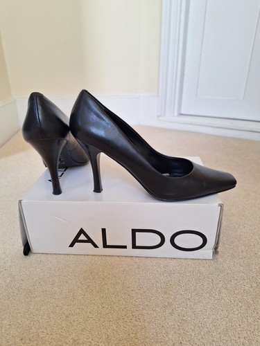Aldo black square - square, heels