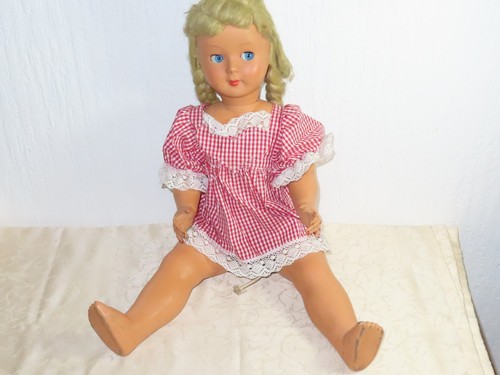 Old doll celluloid - doll,