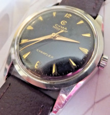 1950s Cyma "Navystar" Cymaflex Manual Winding Stainless-Steel Watch