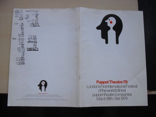 Programme puppet theatre - programme,