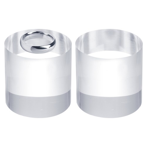 2pcs acrylic cylinder display - 2pcs,