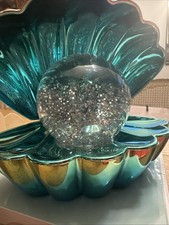 Blue Mint Yellow Metallic Clam