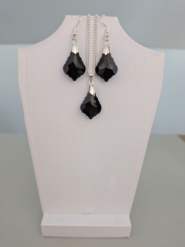 Jet baroque crystal - jet,