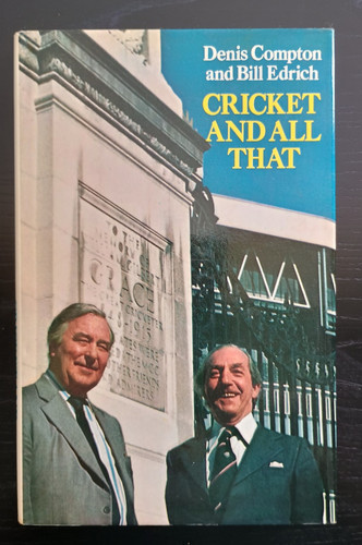 Cricket and all that - cricket,