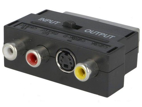 Scart lead svhs 3 - scart, rca