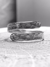Sterling Silver 925 Mens Wrap