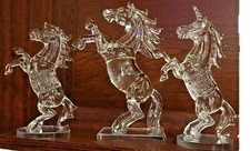 Crystal Horse, Unicorn Clear Glass Decoration Statue Figurine With Gift Box UK