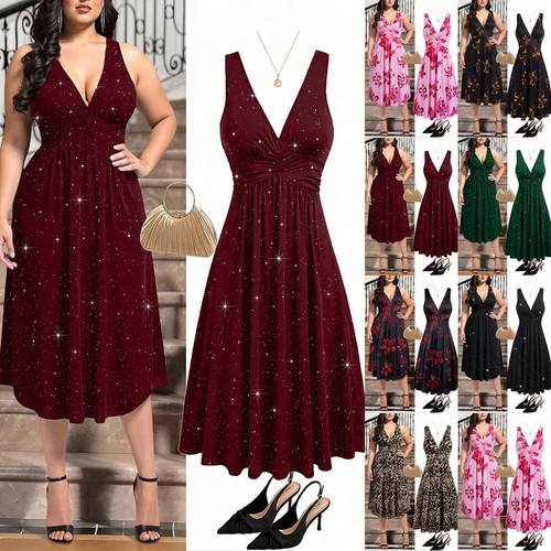 Plus size lady evening - plus,