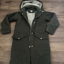 Whistles Faux Shearling Lined Parka Size XS 6 8