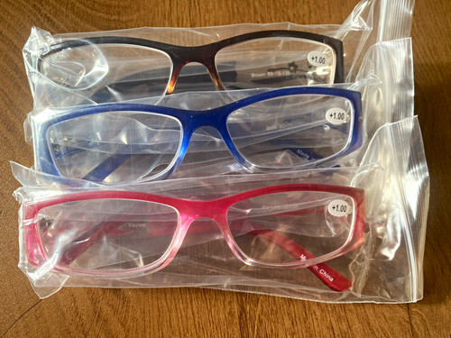 Pack reading glasses 1 - reading, +1.00
