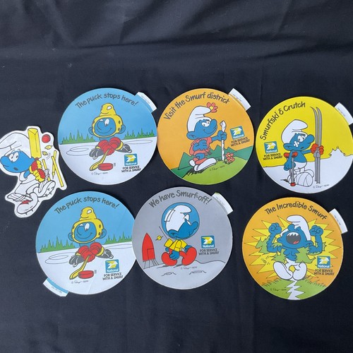 Smurfs round stickers - round,