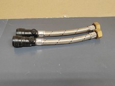 2x qualflex wras 270mm flex hose connector 1/2" bspf x 22mm dm pushfit w/isolati