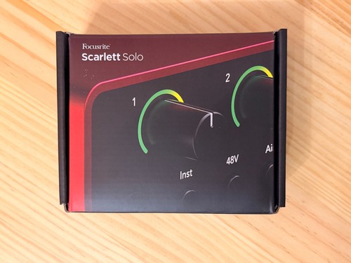 Focusrite scarlett solo - solo, 4th
