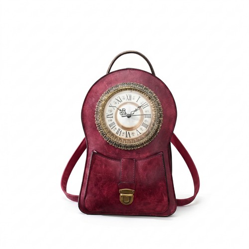 Vintage clock bag flap pocket - vintage,