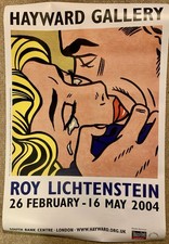 Roy Lichtenstein 'KISS V' 1964 Hayward Gallery Exhibition Poster (62x77cm) Mint