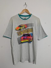 Vintage 1992 Michigan Nascar Racing Double Sleeve Graphic T-Shirt Size Large