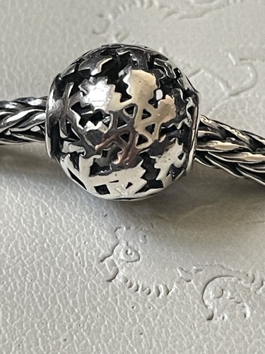 Trollbeads winter snow silver - snow,