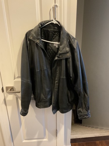 Vintage black leather - vintage,