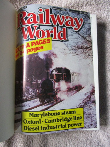 Railway world bound volume - railway, 47