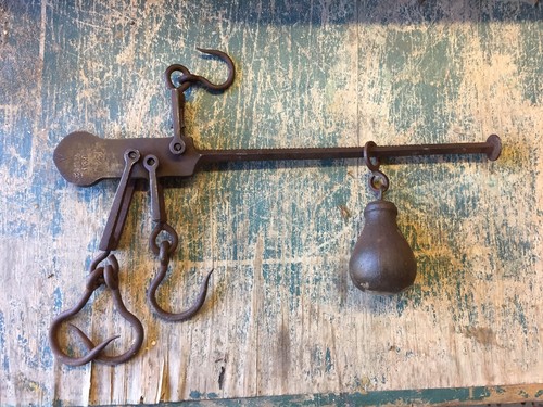 Vintage scales cast iron - vintage,
