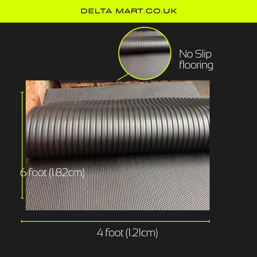 Rubber stable horse mat - rubber,