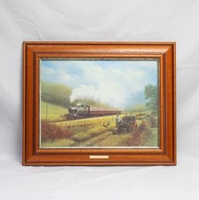 Don Breckon Railway Print - "Day Trip". Framed & Glazed in Wooden Frame.