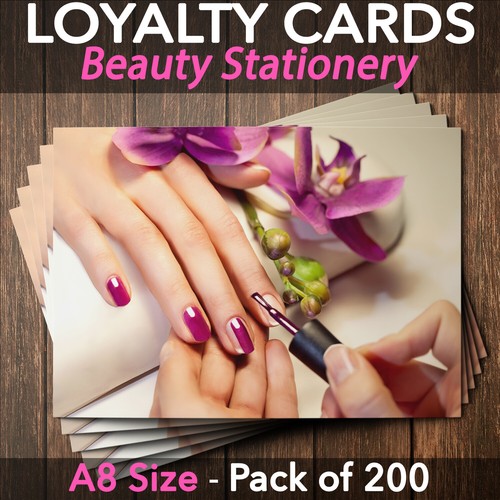 Loyalty cards manicure - cards,
