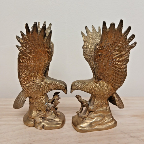 Vintage pair brass - vintage, of