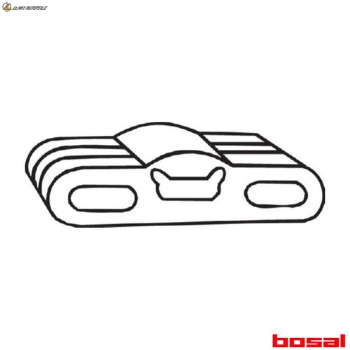 Rubber strip exhaust system - rubber,