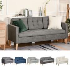 Modern Small Sofa with Storage Compact Couch for Living Room Bedroom