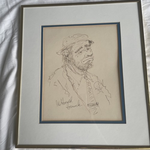 Rare harold hancock sketch - rare,