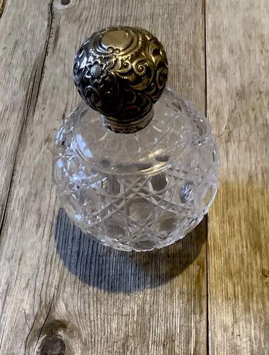 Antique silver and glass - antique,