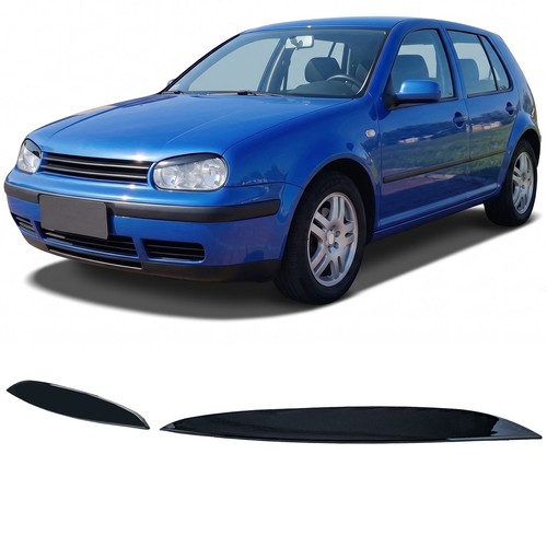 Black gloss headlight covers - gloss,