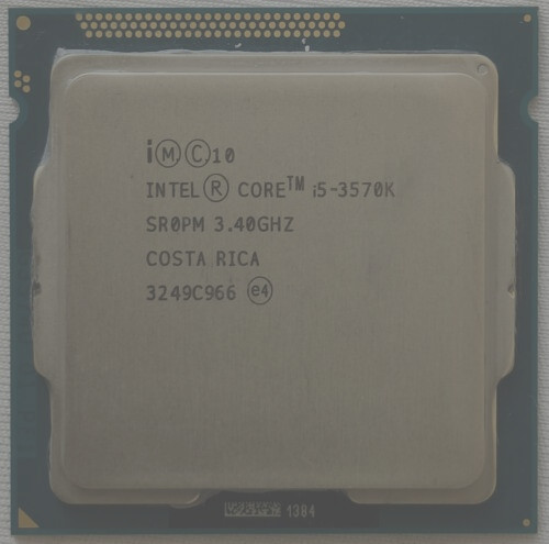 Intel core 3570k 4 - core,
