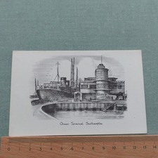 Vintage Postcard Ocean