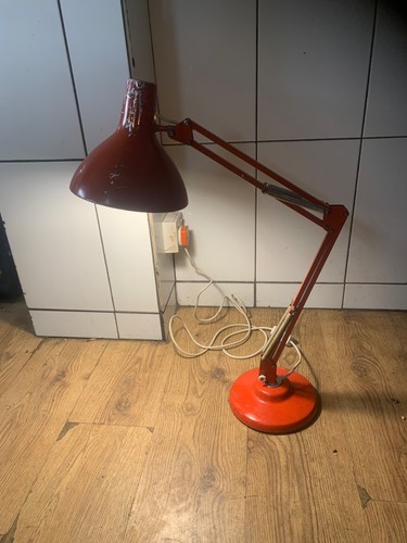 1001 anglepoise lamp light - lamp, red