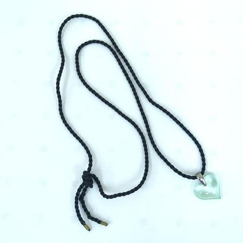 Lalique heart pendant necklace - pendant,