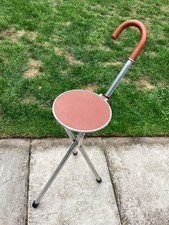 Vintage Tirion Tripod Folding Shooting Walking Stick Seat ￼