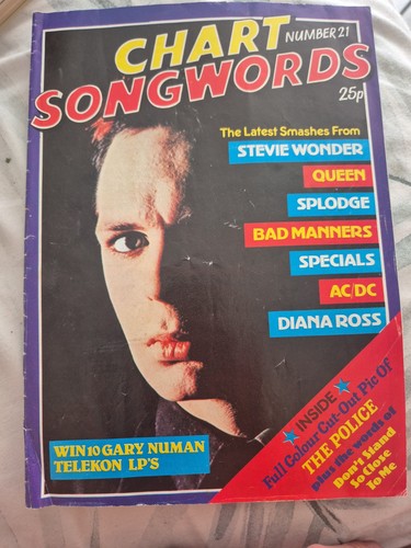 Chart songwords magazine issue - songwords,