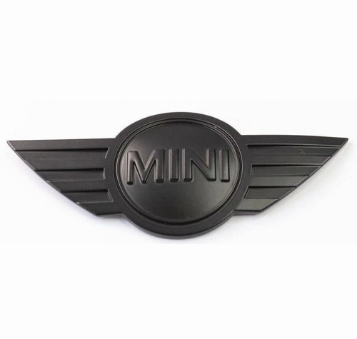 Mini cooper matte black badge - mini,