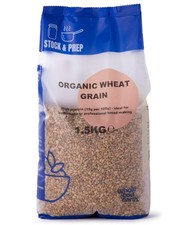 Organic wheat grain - organic, stock