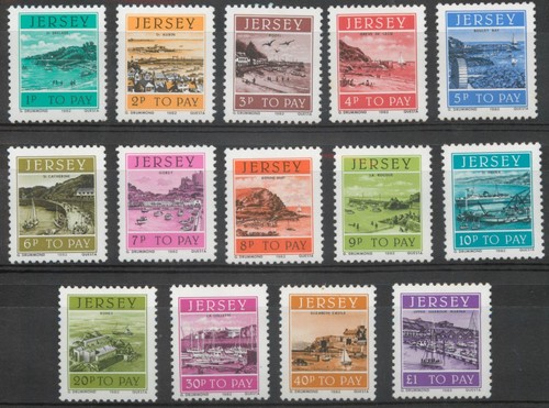 Jersey 1982 postage - 1982, set