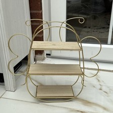 Metal/Wire Shelf Wall Hanging Storage Shelves Home Decor- H 40 x L 45 x D 10cm