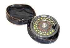 Hardy Marquis Salmon No 1 fly reel SPARE SPOOL, sink tip  LINE & CASE