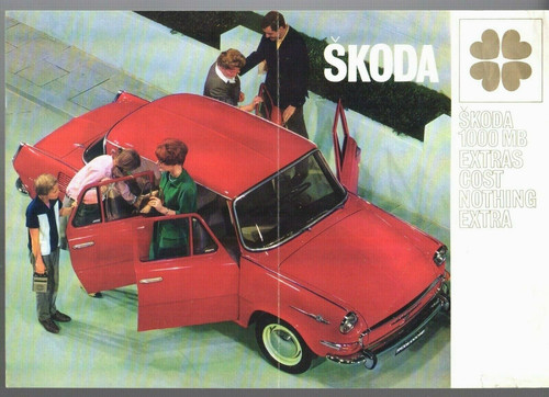 Skoda 1000 saloon 1967 1968 - 1000,