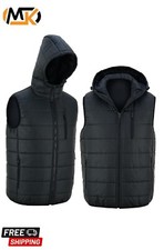 Men's Black Quilted Padded
