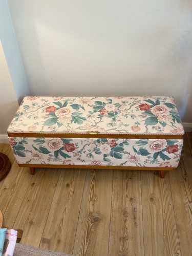 Vintage floral upholstered - vintage,